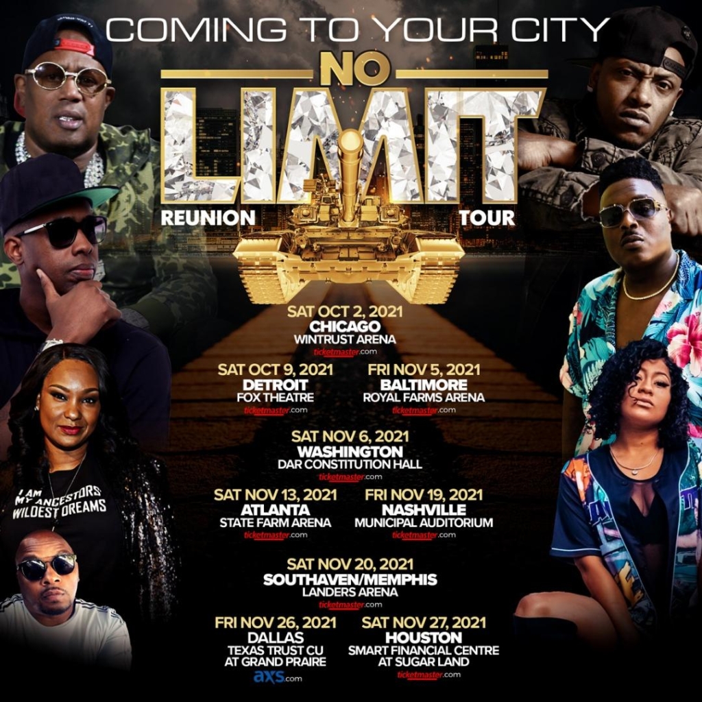 The No Limit Reunion Tour Multi City Select Dates Bomb Parties